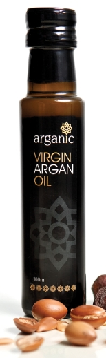 Arganic oil bottle