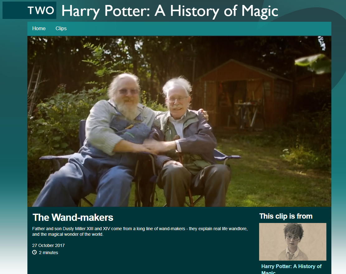 Harry Potter A History of Magic wandmakers