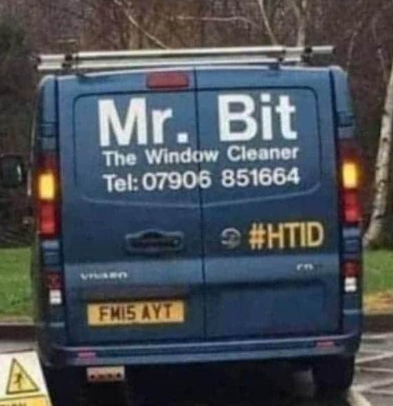 When I'm cleaning windows - What's the best name for a window cleaning  company? - In through the outfield